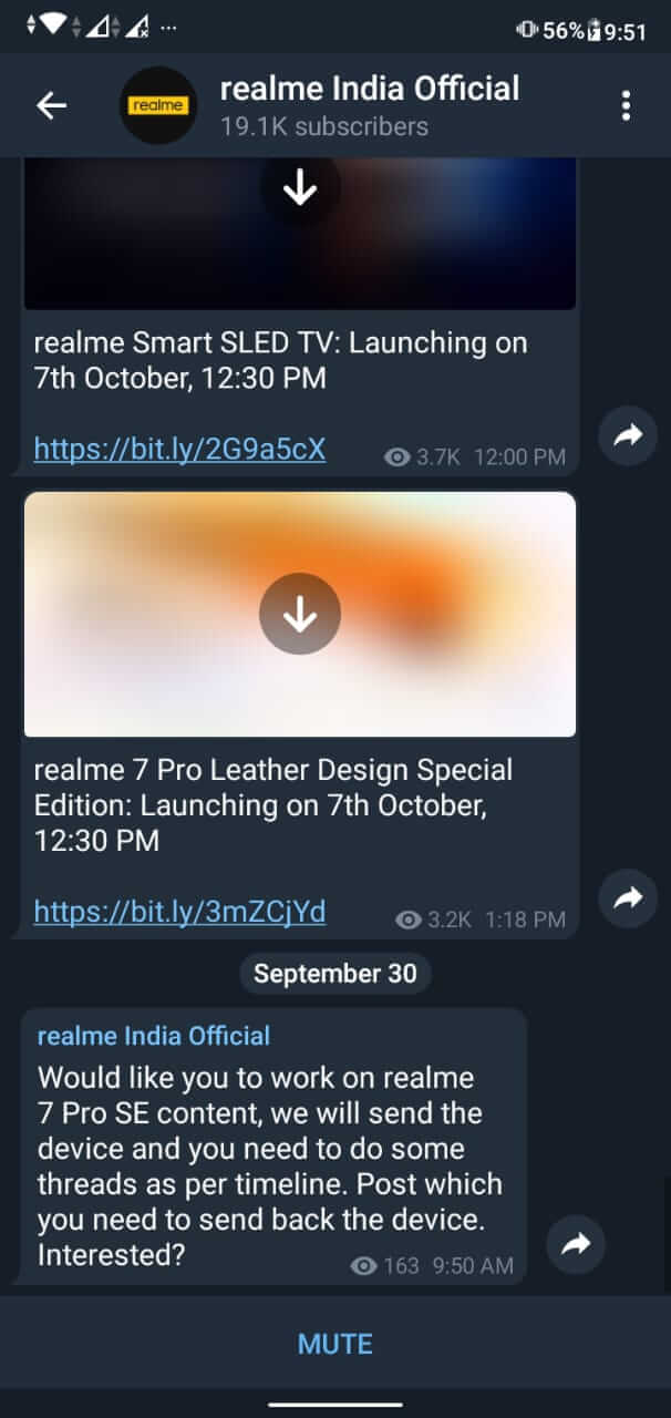 Realme 7 Pro SE and Realme 7i confirmed to launch on October 7 in India