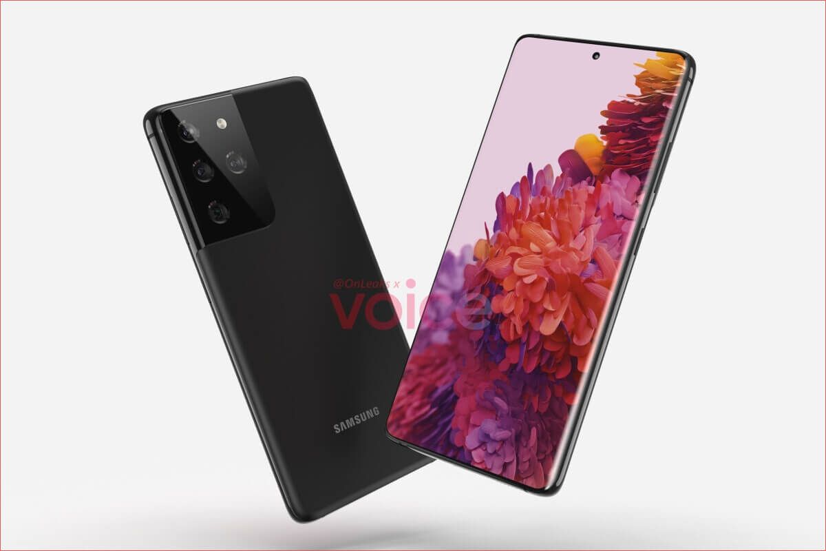 Samsung Galaxy S21 Ultra renders