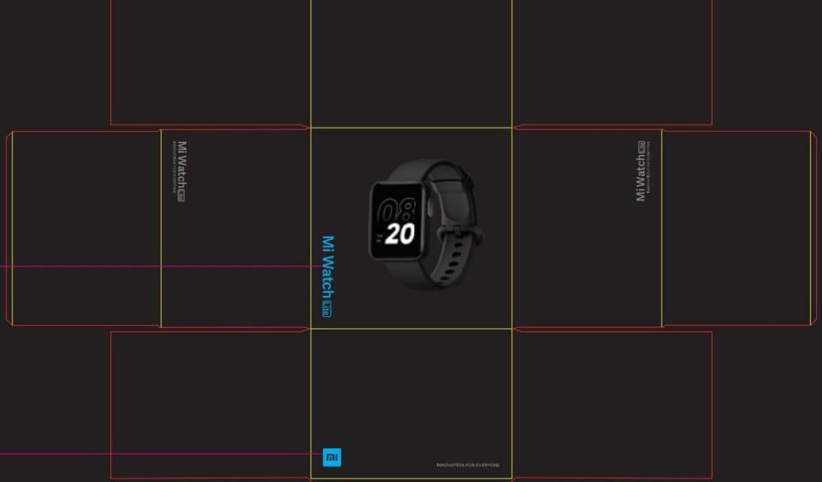 Xiaomi Mi Watch Lite renders
