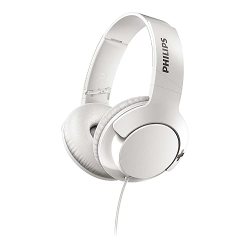 Philips SHL3175WT Headphones with Mic (White)