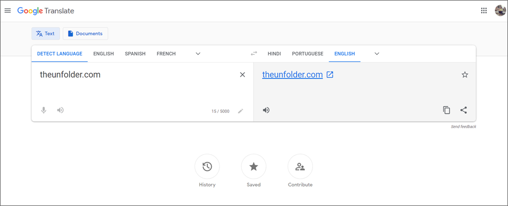 Google Translate as a proxy server