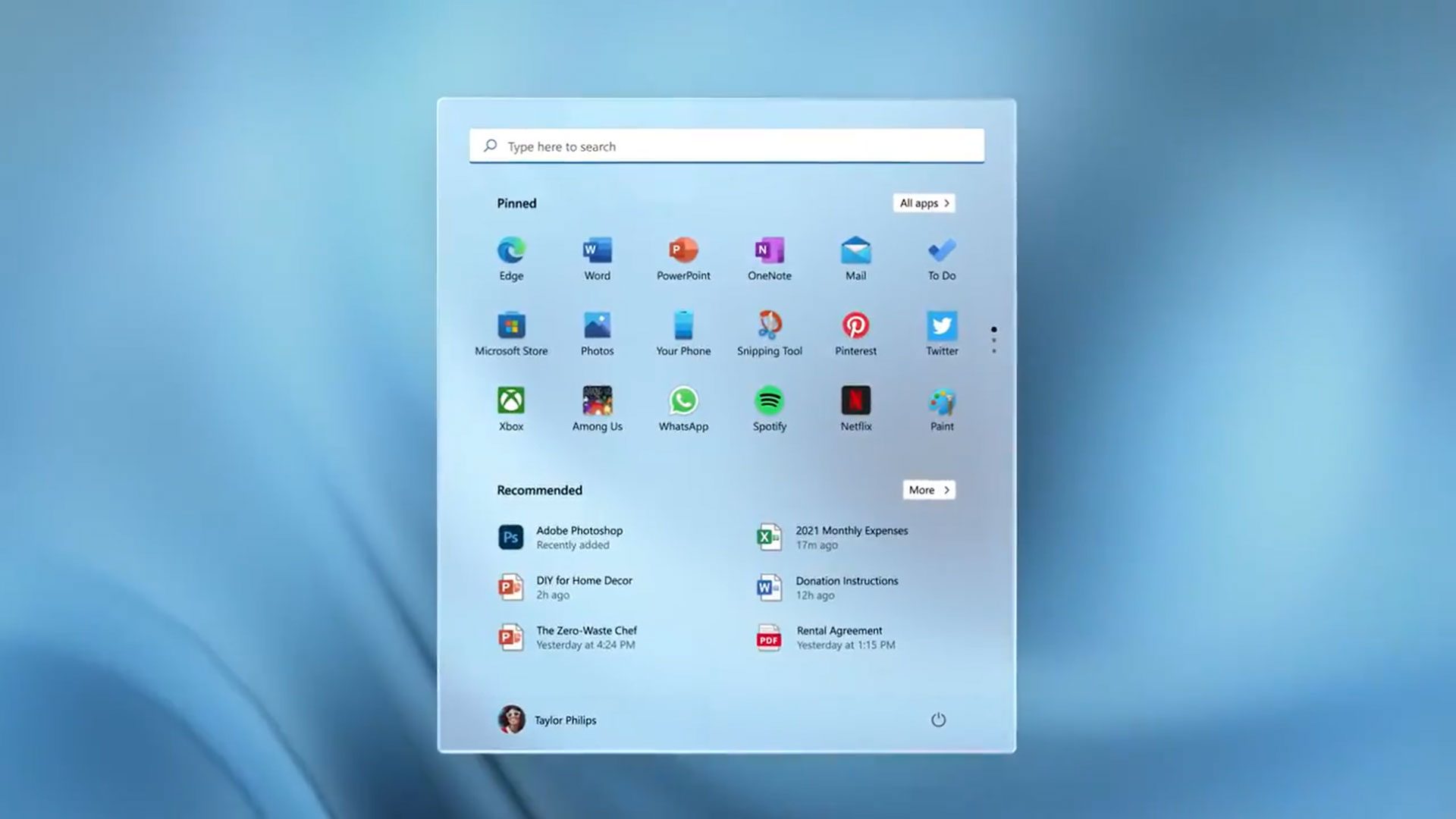 Windows 11 - Desktop Screen