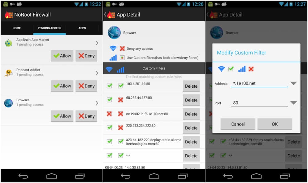 NoRoot Firewall For Android