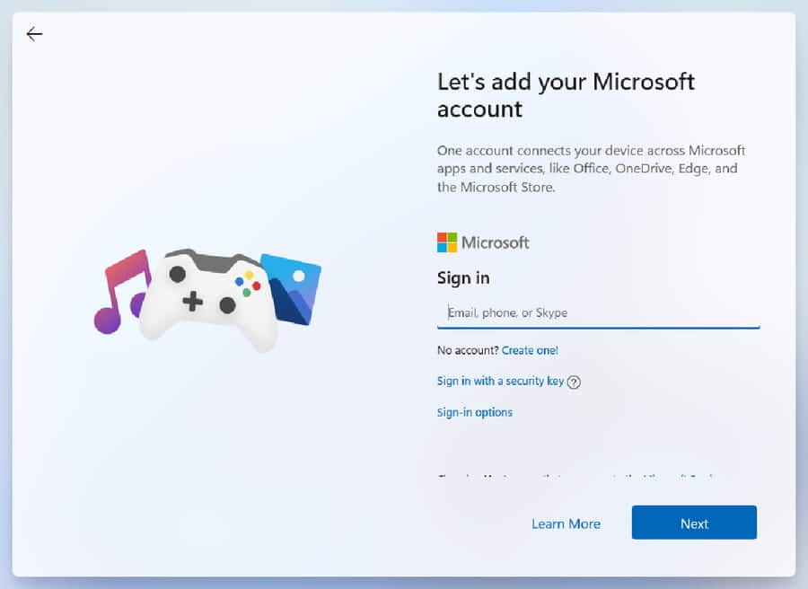 Sign in to your Microsoft account