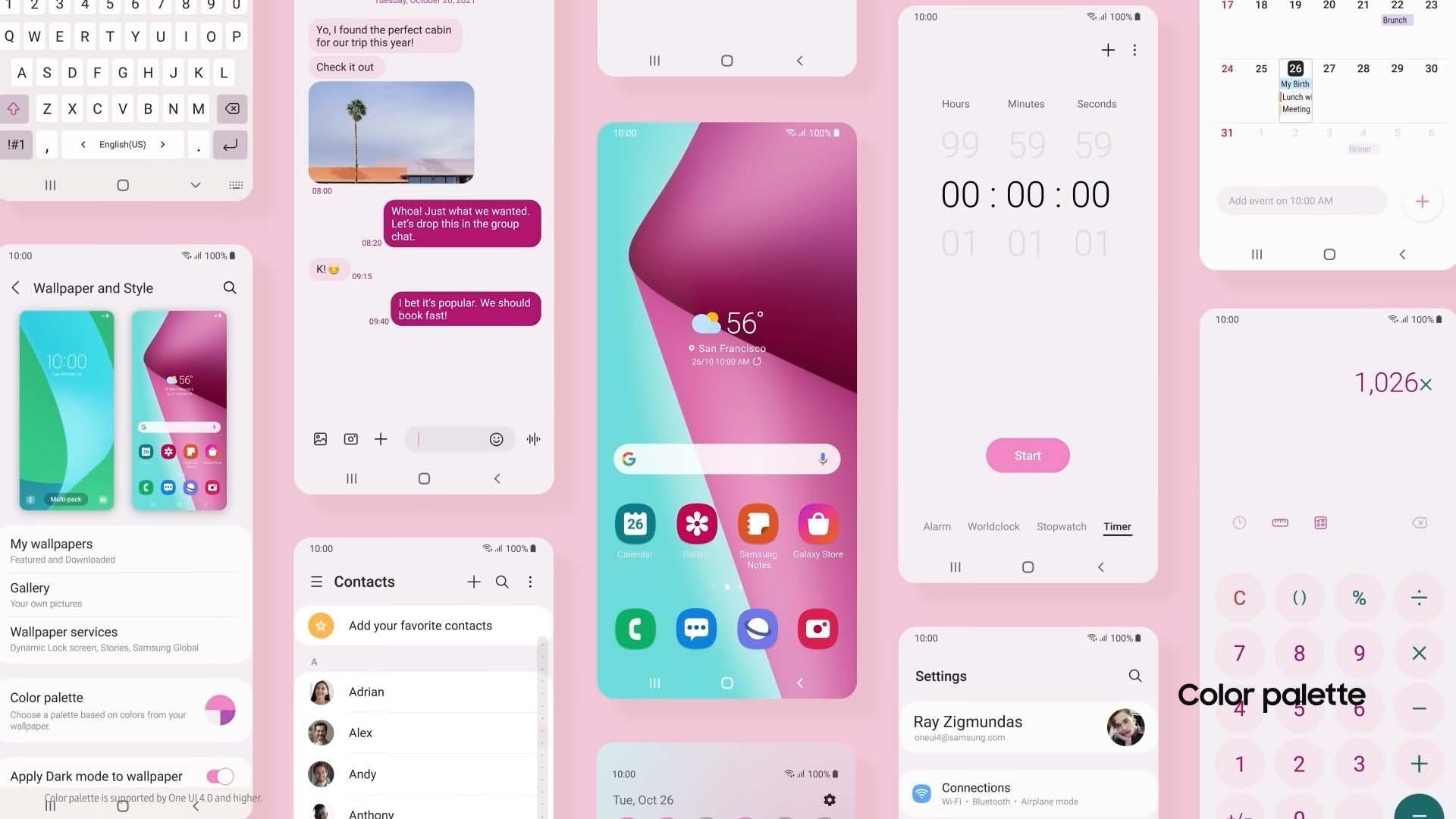 Samsung-One-UI-4.0-Material-You-Color-Theme