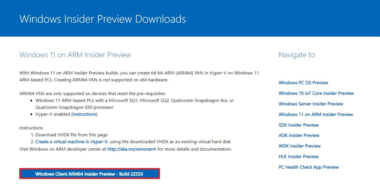 Download the Windows 11 disc image