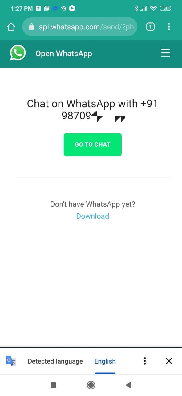 WhatsApp without saving number