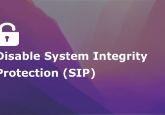 How to disable System Integrity Protection (SIP) on Mac