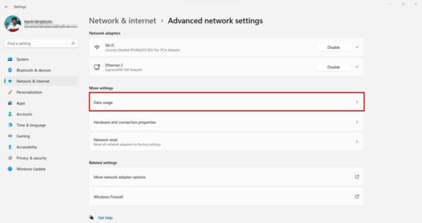 How to track internet data usage in Windows 11 - The Unfolder