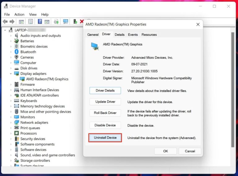 How to reset graphics driver on Windows 11 - The Unfolder