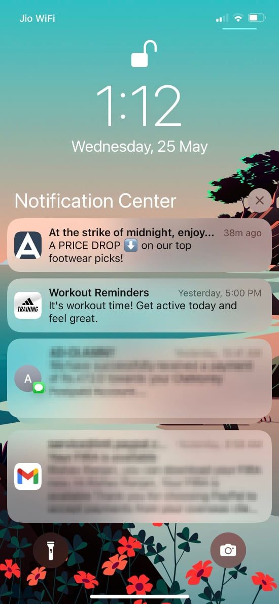 Notification Center in iOS