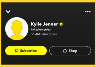 Snapchat Subscribe button