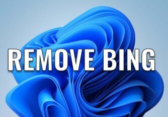 How to Remove Bing Search From Windows 11